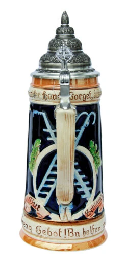 Firemans Beer Stein 8 Firemans Beer Stein -Beer Stein Store Firemans Beer Stein K3019Z Back SM 71530.1401396419