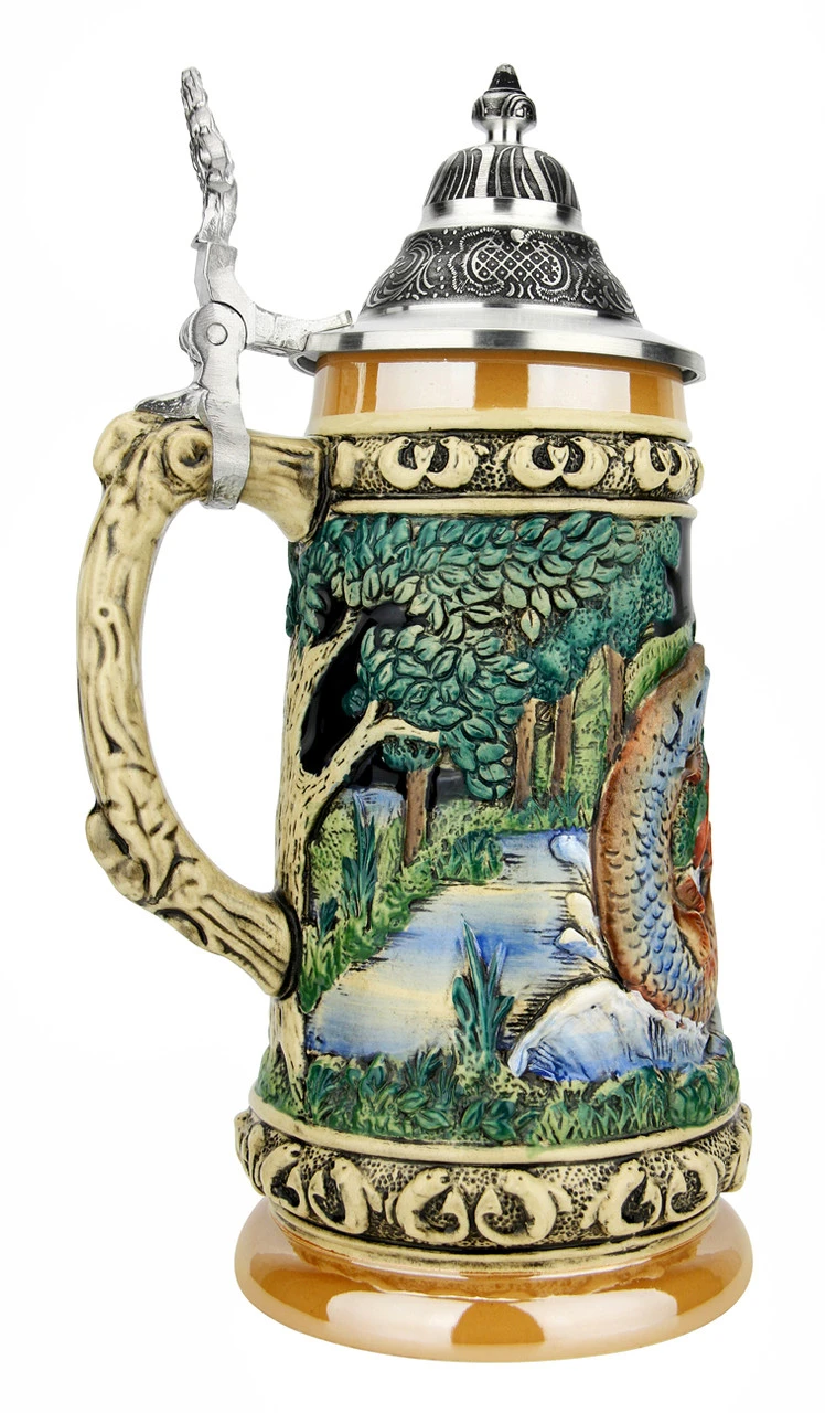 Fishing Beer Stein 5 Fishing Beer Stein - Image 3