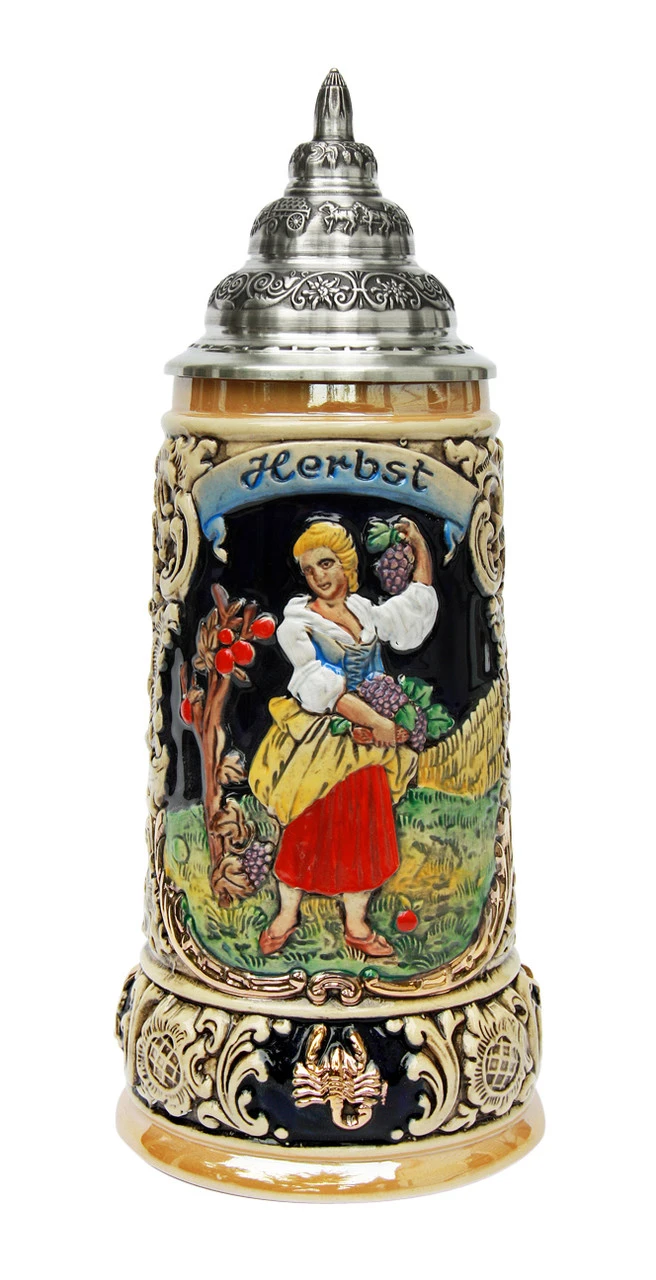 Four Seasons Series Fall Beer Stein 3 Four Seasons Series Fall Beer Stein