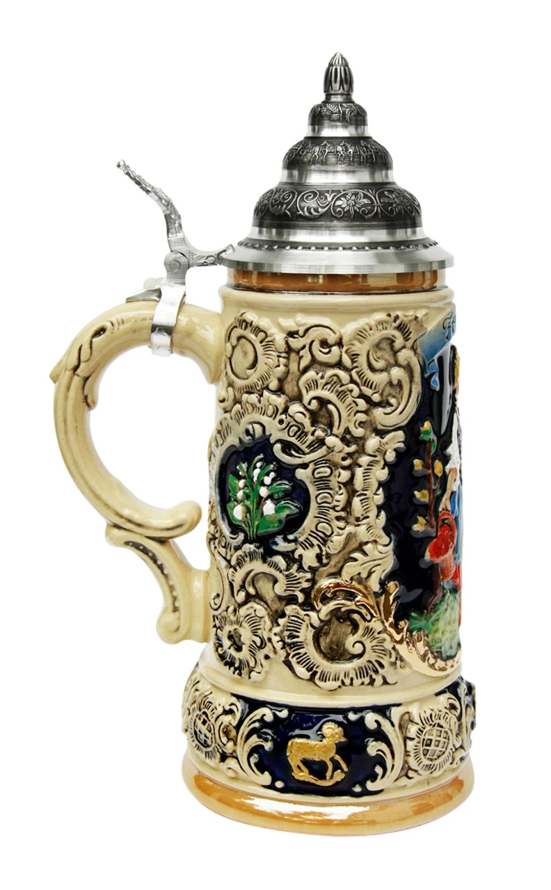 Four Seasons Series Spring Beer Stein 4 Four Seasons Series Spring Beer Stein - Image 2