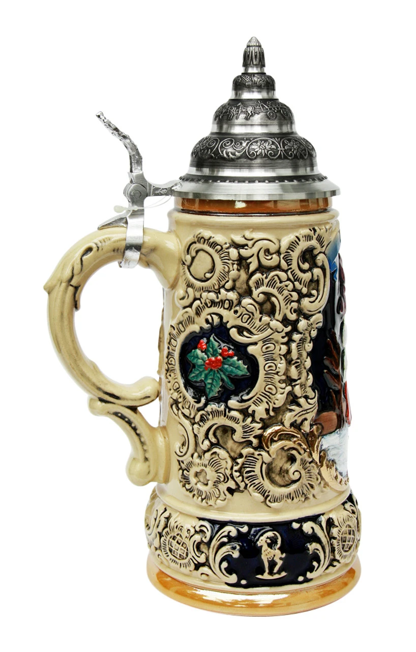 Four Seasons Series Winter Beer Stein 4 Four Seasons Series Winter Beer Stein - Image 2