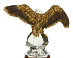 Fox Handle Hunter Beer Stein 2 Liter | Eagle Lid 19 Fox Handle Hunter Beer Stein 2 Liter | Eagle Lid -Beer Stein Store Fox Handle Hunter Beer Stein 2 Liter Flying Eagle Lid K949BE Lid Detail Back SM 10932.1586720168