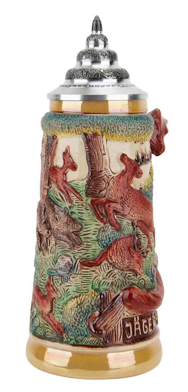 Hunters Joy Fox Handle Beer Stein 7 Hunters Joy Fox Handle Beer Stein - Image 5