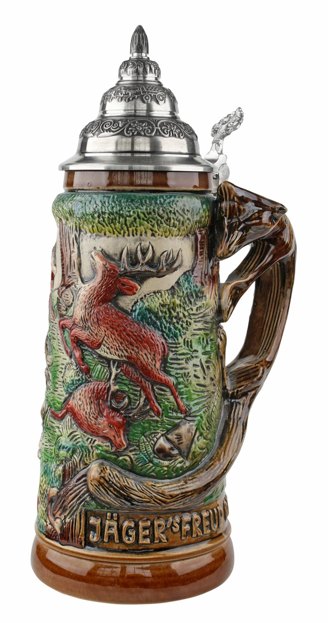 Fox Handle Hunter Beer Stein 3 Fox Handle Hunter Beer Stein