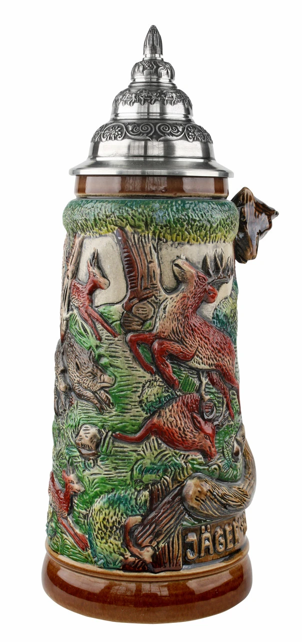 Fox Handle Hunter Beer Stein 6 Fox Handle Hunter Beer Stein - Image 4