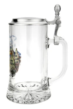 Frankfurt Glass Beer Stein 5 Frankfurt Glass Beer Stein -Beer Stein Store Frankfurt Glass Beer Stein GSSTF1 FntShell Side SM 05891.1644033158