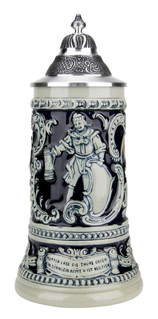 Friedolin | Drunken Student Beer Stein Cobalt 4 Friedolin | Drunken Student Beer Stein Cobalt - Image 2
