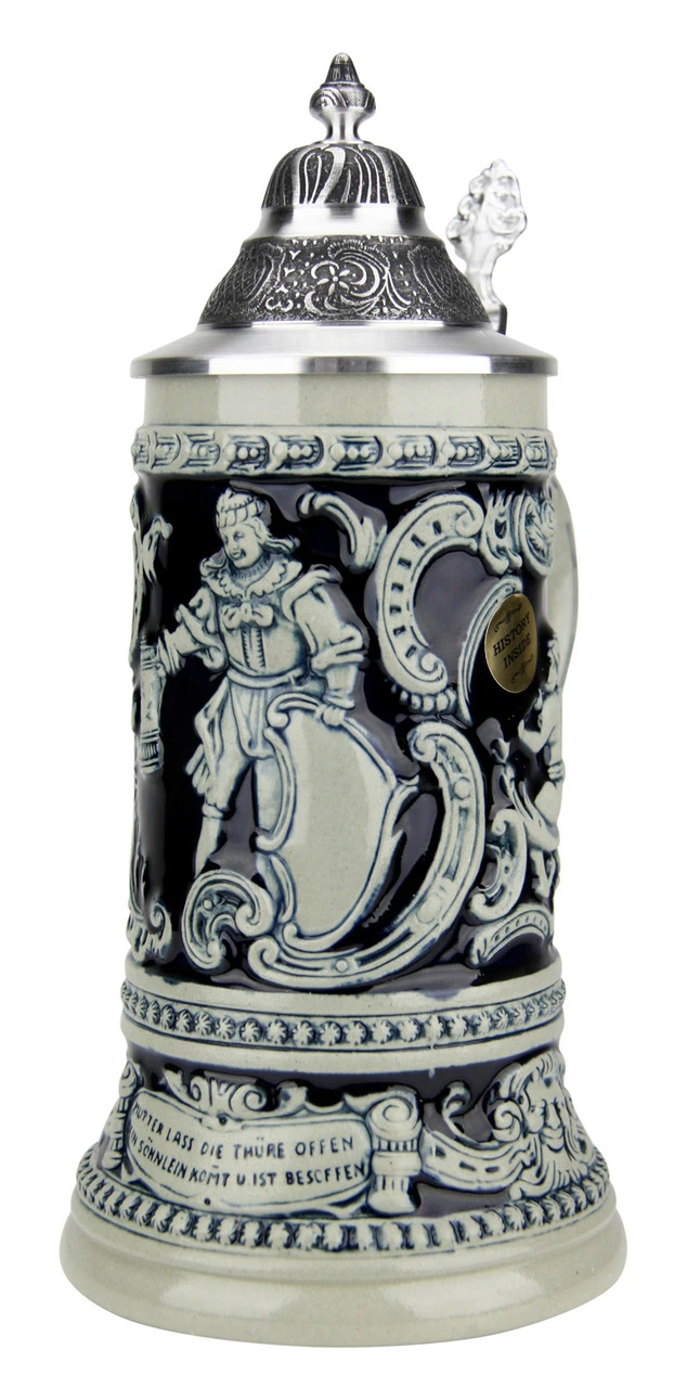 Friedolin | Drunken Student Beer Stein Cobalt 3 Friedolin | Drunken Student Beer Stein Cobalt