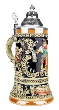 Friedolin | Drunken Student Beer Stein 9 Friedolin | Drunken Student Beer Stein -Beer Stein Store Friedolin Drunken Student Beer Stein KT1341BZ LA SM 11364.1490912660