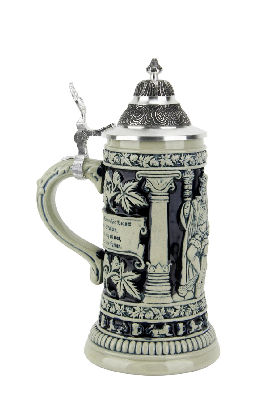 Gambrinus The Beer King Stein Cobalt | 0.3 Liter 6 Gambrinus The Beer King Stein Cobalt | 0.3 Liter - Image 4