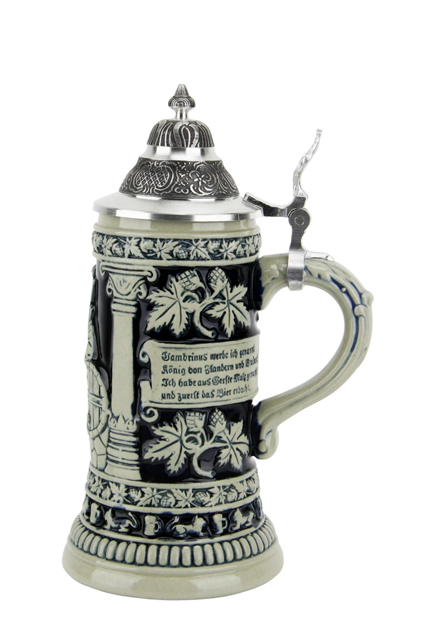 Gambrinus The Beer King Stein Cobalt | 0.3 Liter 4 Gambrinus The Beer King Stein Cobalt | 0.3 Liter - Image 2