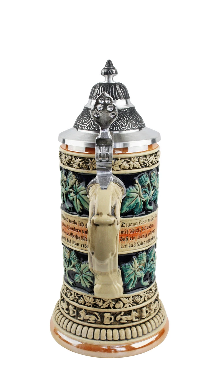 Gambrinus The Beer King Stein Hand Painted | 0.3 Liter 5 Gambrinus The Beer King Stein Hand Painted | 0.3 Liter - Image 3