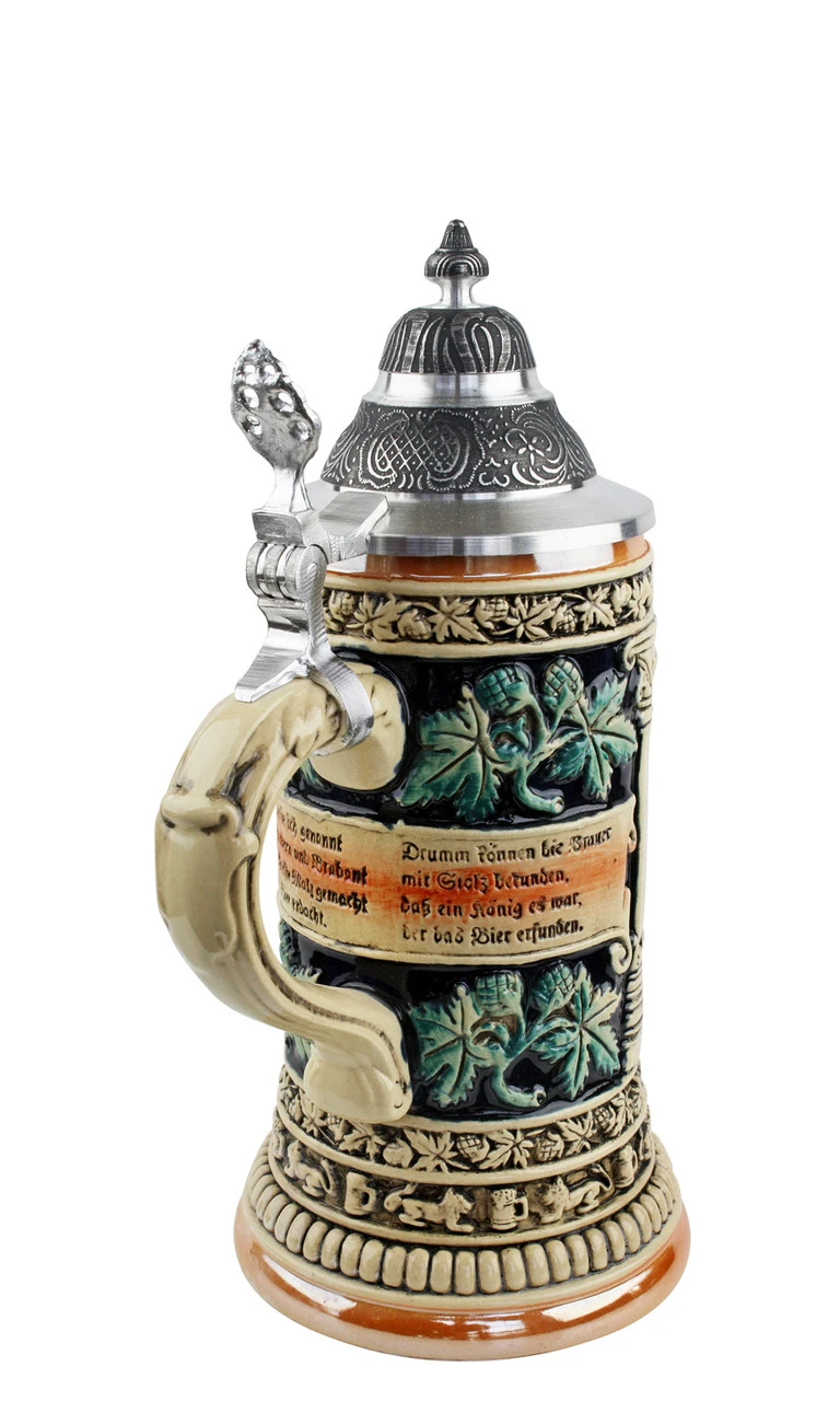 Gambrinus The Beer King Stein Hand Painted | 0.3 Liter 6 Gambrinus The Beer King Stein Hand Painted | 0.3 Liter - Image 4