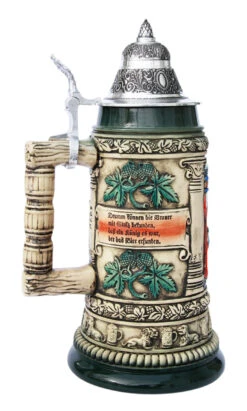 Gambrinus The Beer King Stein Hand Painted 6 Gambrinus The Beer King Stein Hand Painted -Beer Stein Store Gambrinus The Beer King Stein Hand Painted KT1375RUZ LS SM 04732.1401397055