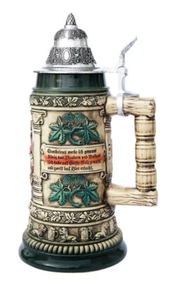 Gambrinus The Beer King Stein Hand Painted 7 Gambrinus The Beer King Stein Hand Painted -Beer Stein Store Gambrinus The Beer King Stein Hand Painted KT1375RUZ RS SM 76393.1401397071