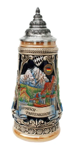 Garmisch, Linderhof, Oberammergau Beer Stein