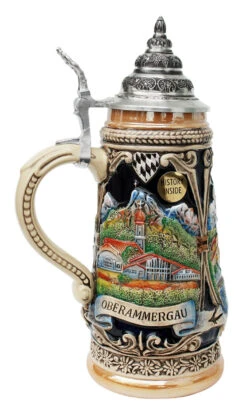 Garmisch, Linderhof, Oberammergau Beer Stein -Beer Stein Store Garmisch Linderhof Oberammergau Beer Stein K303GL LS SM 68627.1401397118