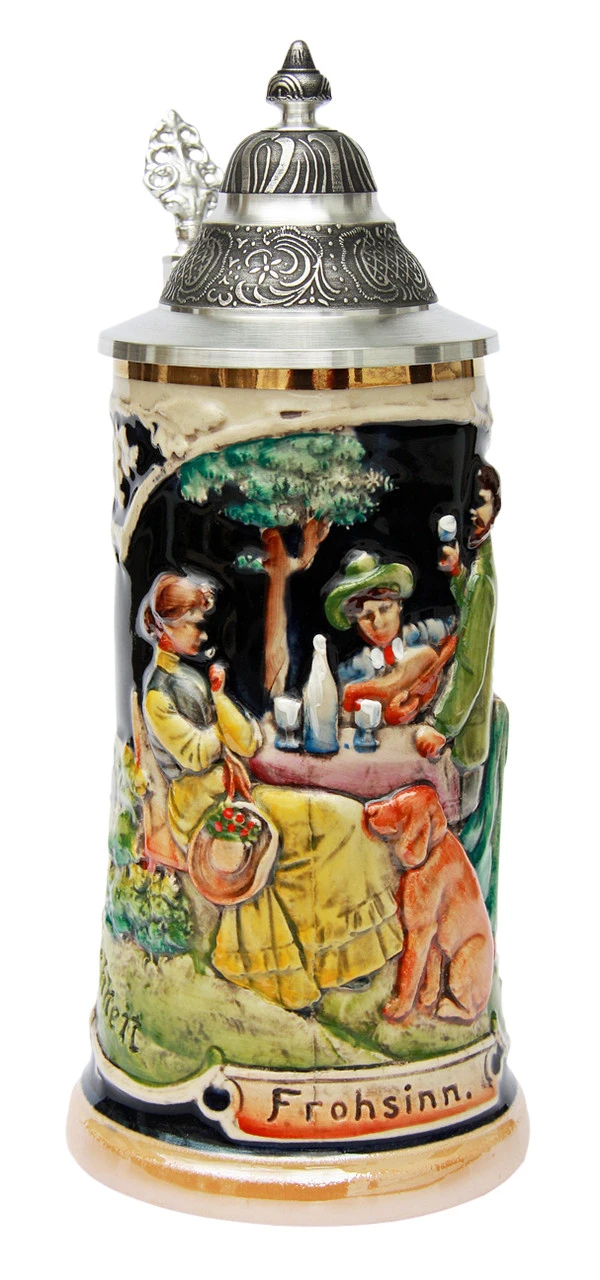 Gemuetlichkeit Reproduction German Beer Stein 4 Gemuetlichkeit Reproduction German Beer Stein - Image 2