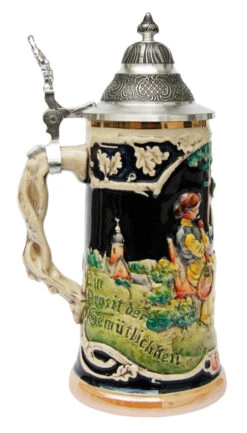 Gemuetlichkeit Reproduction German Beer Stein 9 Gemuetlichkeit Reproduction German Beer Stein -Beer Stein Store Gemuetlichkeit Reproduction Beer Stein T2760204 LS SM 02506.1399324431