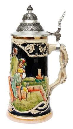 Gemuetlichkeit Reproduction German Beer Stein 8 Gemuetlichkeit Reproduction German Beer Stein -Beer Stein Store Gemuetlichkeit Reproduction Beer Stein T2760204 RS SM 03311.1399324425