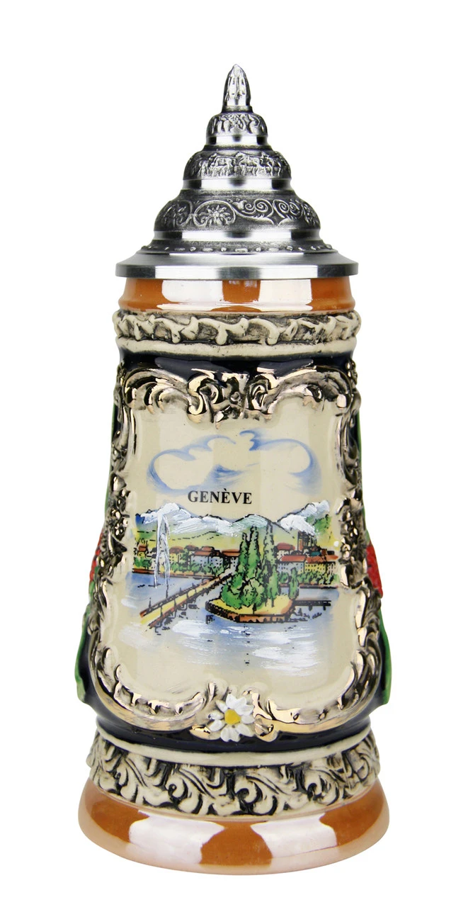 Geneva Switzerland German Beer Stein | 0.25 Liter 4 Geneva Switzerland German Beer Stein | 0.25 Liter - Image 2
