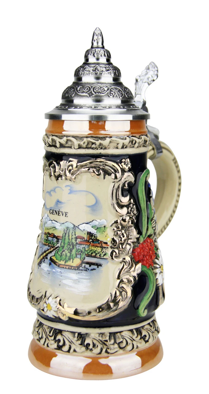 Geneva Switzerland German Beer Stein | 0.25 Liter 5 Geneva Switzerland German Beer Stein | 0.25 Liter - Image 3