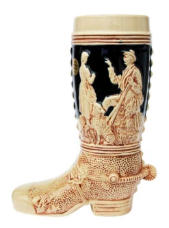 German Ceramic Beer Boot 1 Liter Cobalt 8 German Ceramic Beer Boot 1 Liter Cobalt -Beer Stein Store German Ceramic Beer Boot 1 Liter Cobalt RS SM 50691.1553612457