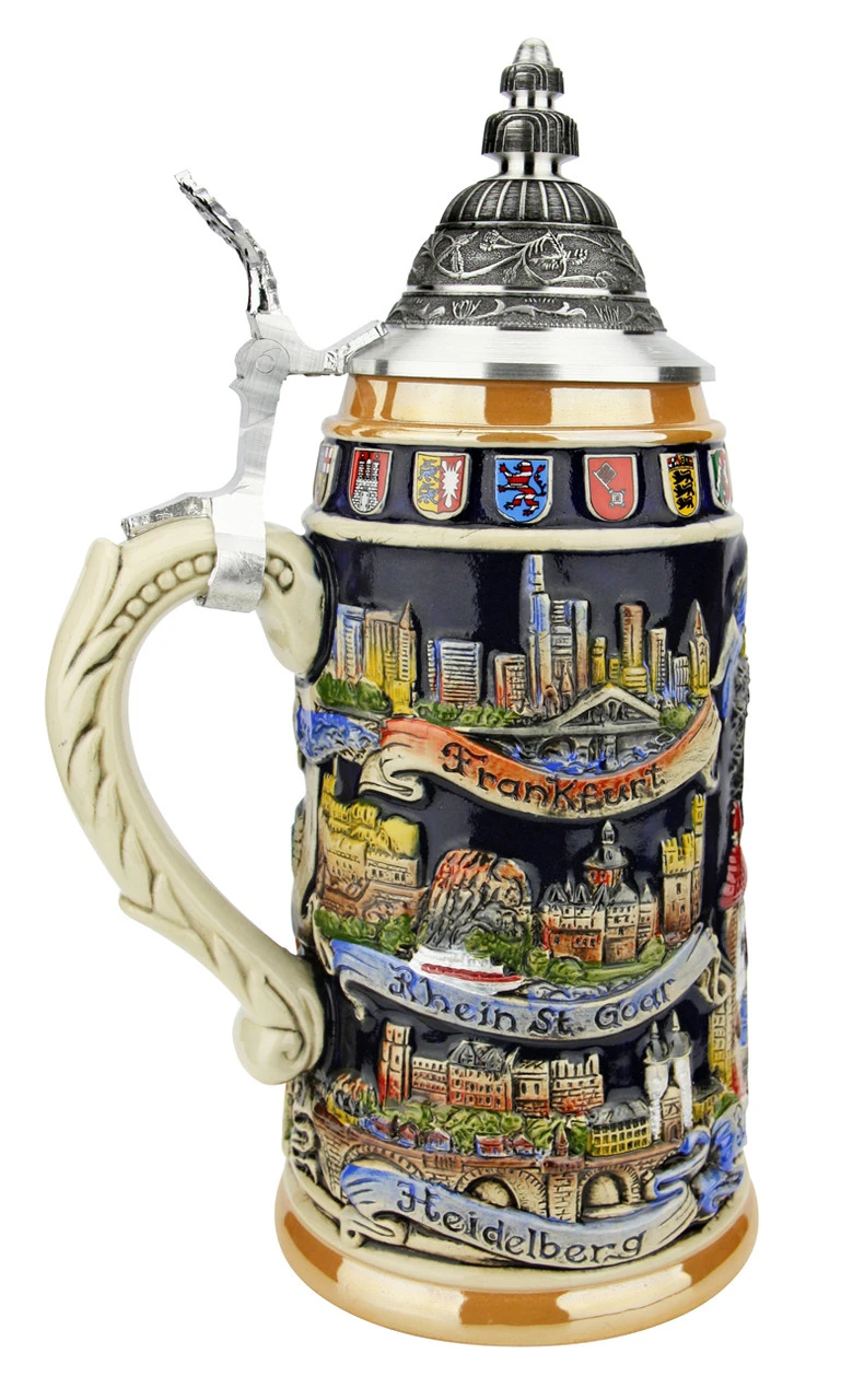 German Cities Beer Stein 5 German Cities Beer Stein - Image 3