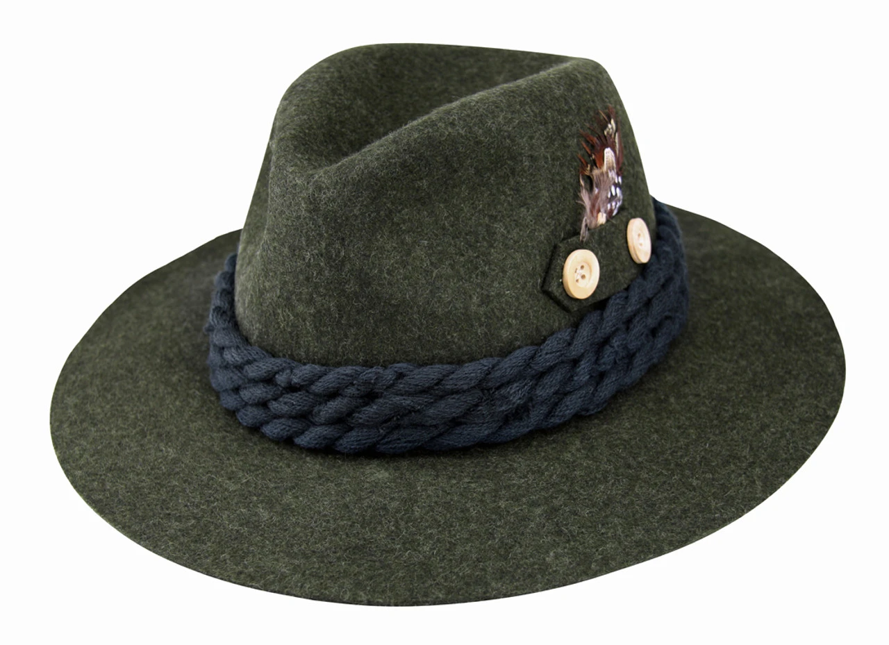 German Country Hat Green 6 German Country Hat Green - Image 4
