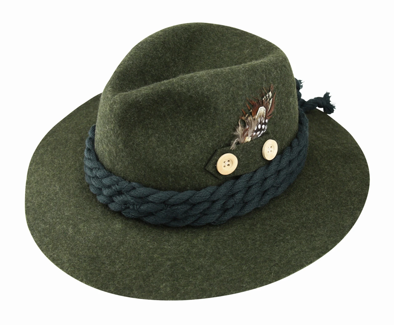 German Country Hat Green 3 German Country Hat Green