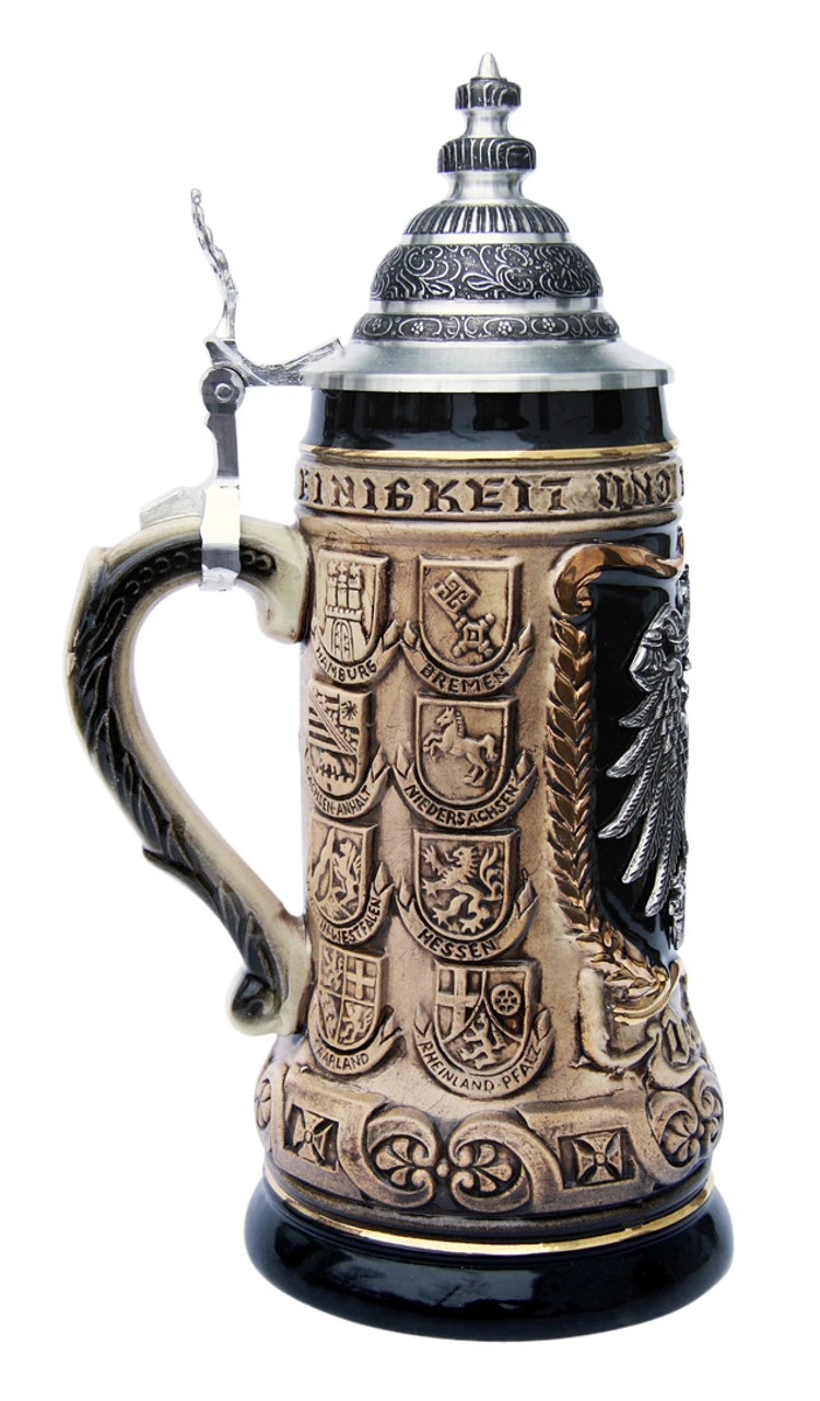 German Eagle Crests Beer Stein 5 German Eagle Crests Beer Stein - Image 3