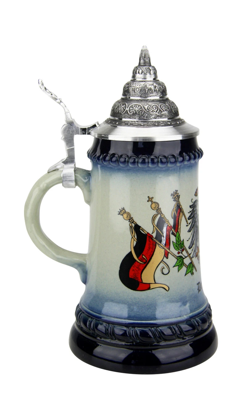 German Eagle And Crown Coat Of Arms Beer Stein | 0.25 Liter 5 German Eagle And Crown Coat Of Arms Beer Stein | 0.25 Liter - Image 3