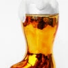German Beer Boot Glass Christmas Ornament 2 German Beer Boot Glass Christmas Ornament -Beer Stein Store German Glass Beer Boot Christmas Ornament PP1414 Side SM 22122.1508950673