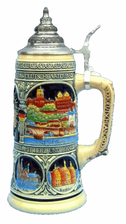 German Heritage National Anthem Beer Stein 7 German Heritage National Anthem Beer Stein -Beer Stein Store German Heritage National Anthem Beer Stein K2048G RS 16293.1395853253