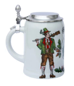 Zimmermann German Hunter Porcelain Beer Stein 8 Zimmermann German Hunter Porcelain Beer Stein -Beer Stein Store German Hunter Porcelain Beer Stein Z9981 LS SM 29296.1425240817
