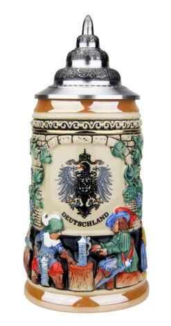 Medieval German Knights Beer Stein 8 Medieval German Knights Beer Stein -Beer Stein Store German Knights Beer Stein K725K FNT SM 77832.1511888305