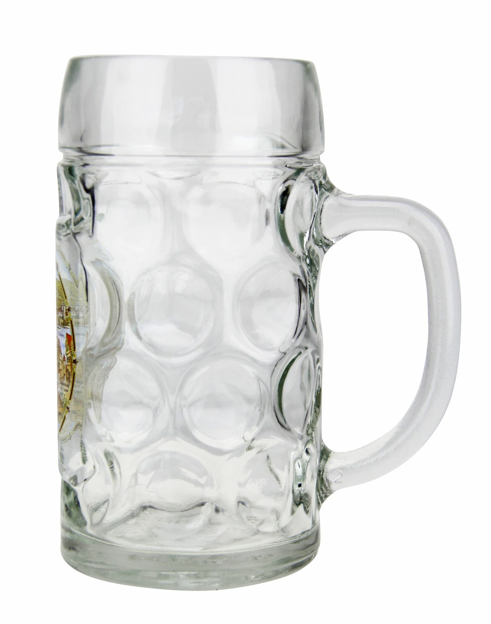 German Landmarks Dimpled Oktoberfest Glass Beer Mug 0.5 Liter 4 German Landmarks Dimpled Oktoberfest Glass Beer Mug 0.5 Liter - Image 2
