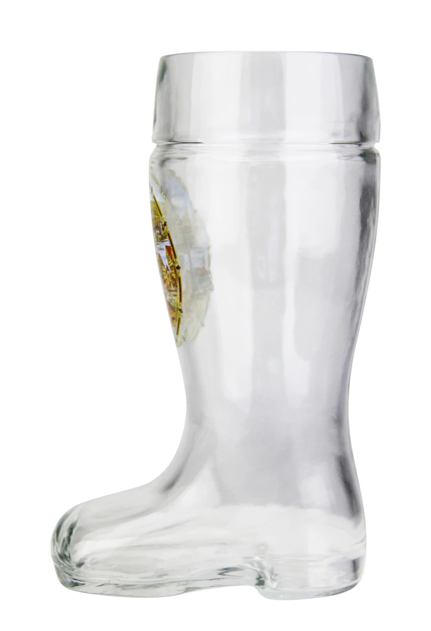 German Landmarks Glass Beer Boot 0.5 Liter 5 German Landmarks Glass Beer Boot 0.5 Liter - Image 3