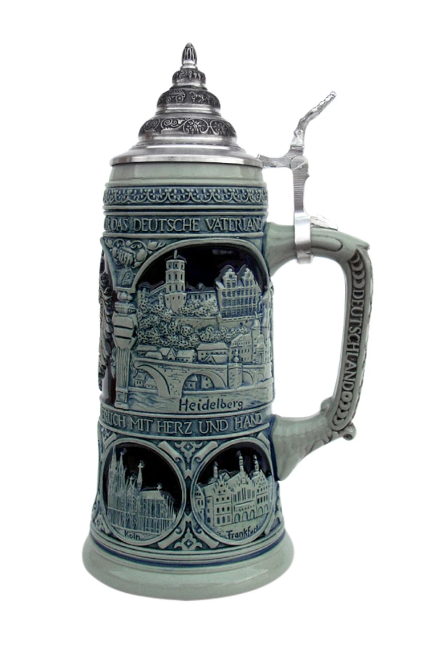 German National Anthem Beer Stein 4 German National Anthem Beer Stein - Image 2