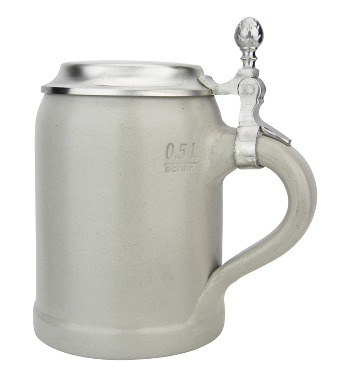 German Stoneware Salt Glaze Beer Stein 0.5 Liter 3 German Stoneware Salt Glaze Beer Stein 0.5 Liter