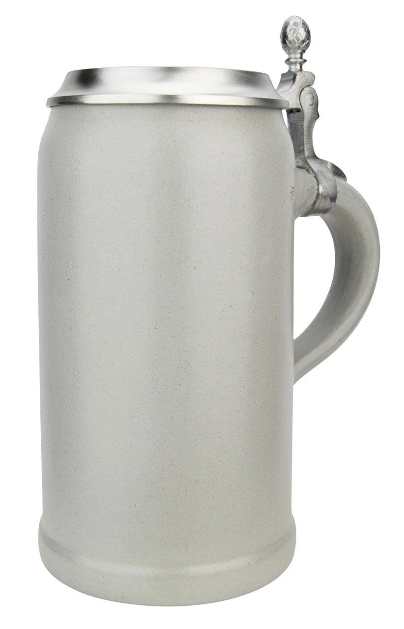 German Stoneware Salt Glaze Beer Stein 1 Liter 4 German Stoneware Salt Glaze Beer Stein 1 Liter - Image 2