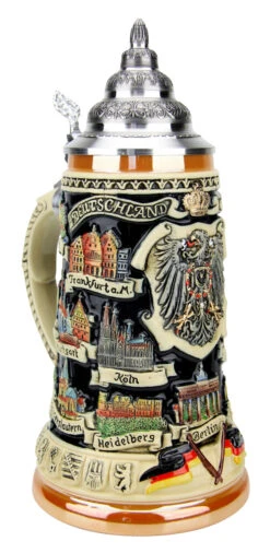 German Traveler Beer Stein