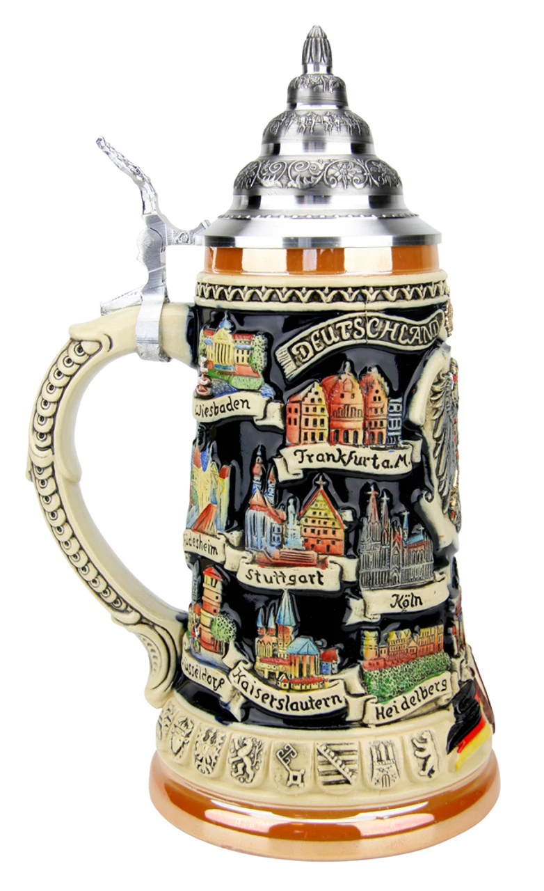 German Traveler Beer Stein 5 German Traveler Beer Stein - Image 3