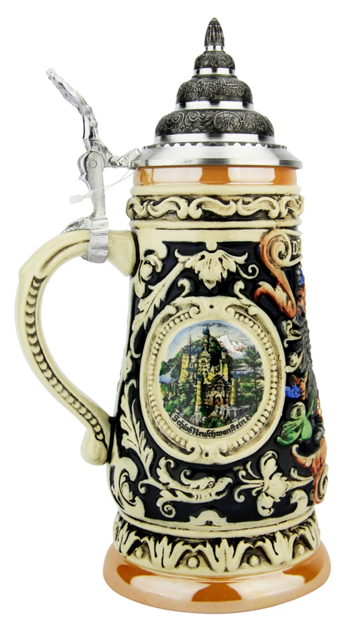 Germany Oberammergau German Beer Stein 4 Germany Oberammergau German Beer Stein - Image 2
