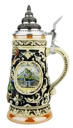Germany Oberammergau German Beer Stein 7 Germany Oberammergau German Beer Stein -Beer Stein Store Germany Oberammergau German Beer Stein K1001 RS SM 97502.1611253738