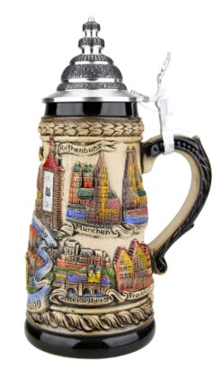 Germany Panorama Beer Stein Rustic 11 Germany Panorama Beer Stein Rustic -Beer Stein Store Germany Panorama Beer Stein ZB1746906 RS SM 06475.1527119230