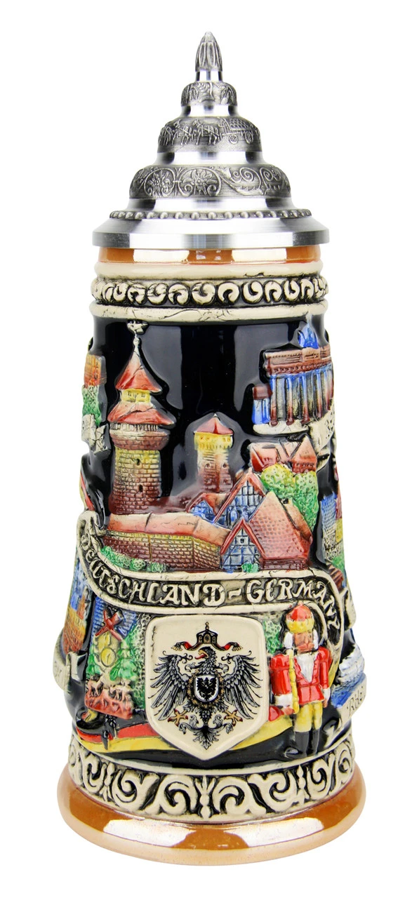 Germany Travel Destinations Beer Stein 4 Germany Travel Destinations Beer Stein - Image 2