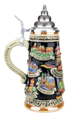 Germany Travel Destinations Beer Stein 8 Germany Travel Destinations Beer Stein -Beer Stein Store Germany Travel Destinations Beer Stein K307D LS SM 94782.1489706577