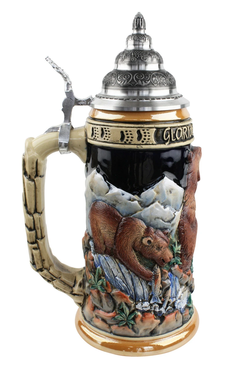 Glorious Grizzly Bear Beer Stein 5 Glorious Grizzly Bear Beer Stein - Image 3