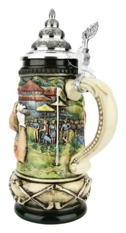 Golfer German Beer Stein 14 Golfer German Beer Stein -Beer Stein Store Golfer German Beer Stein K393RZGO BackA2 SM 13031.1653414495